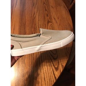 Brand new Grey/Taupe Slip On Shoes!